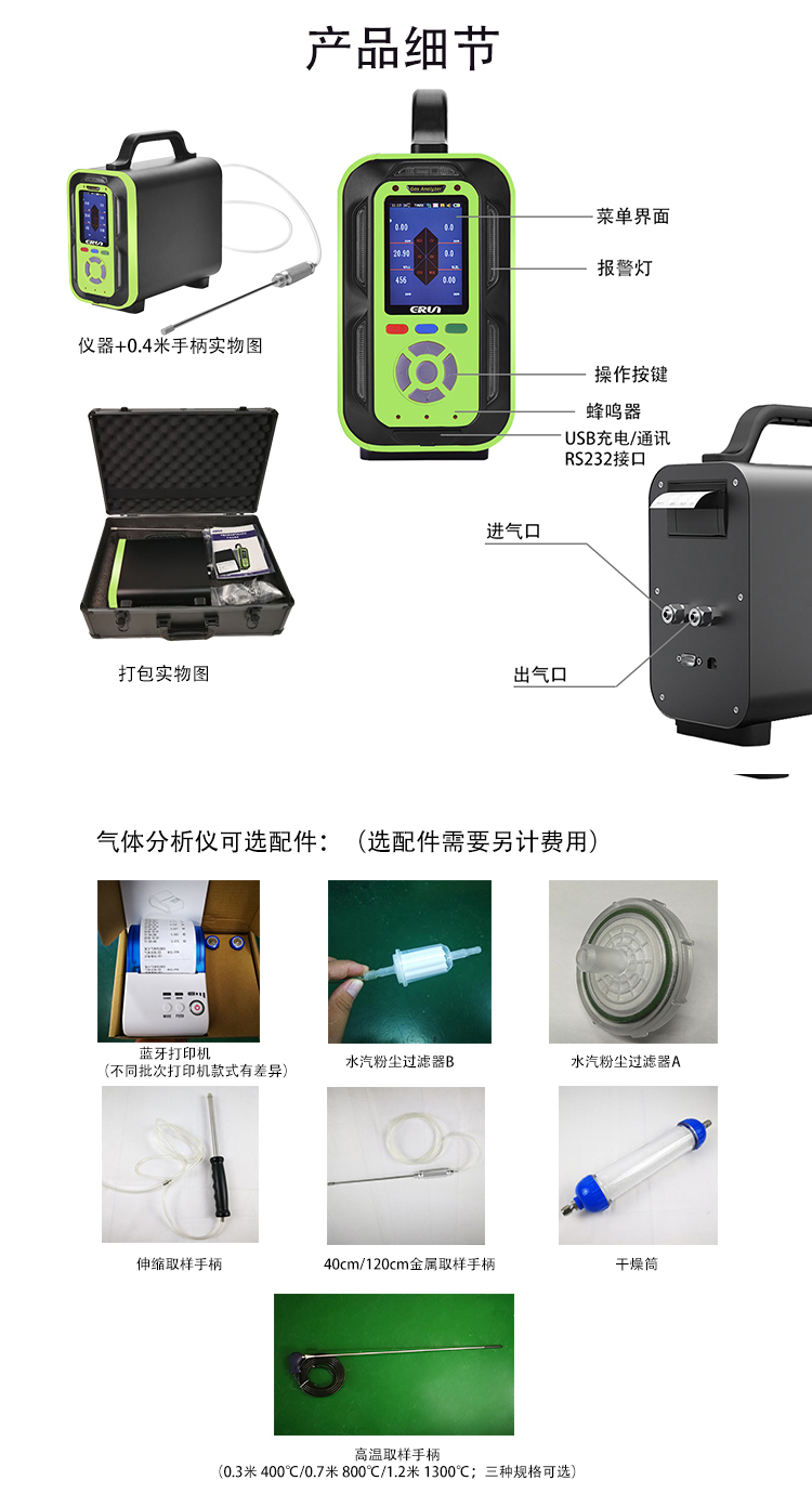 建筑室內(nèi)CO2二氧化碳分析測定儀器